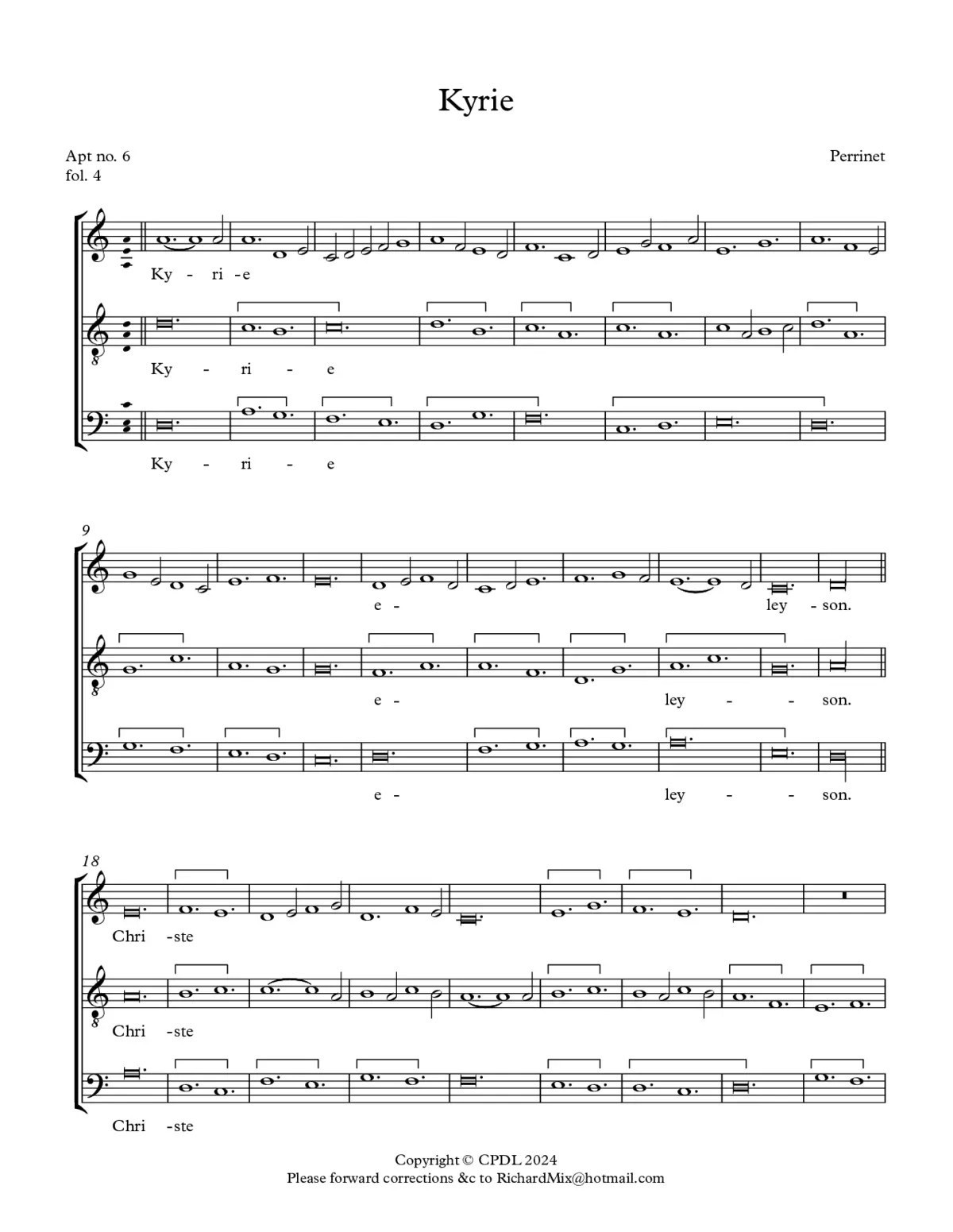 Kyrie, Apt 6 - Page 1
