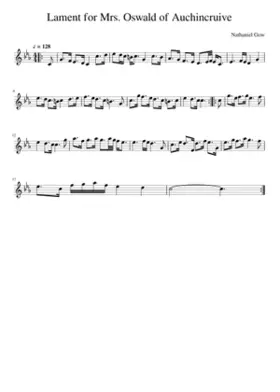 Lament for Mrs. Oswald of Auchincruive