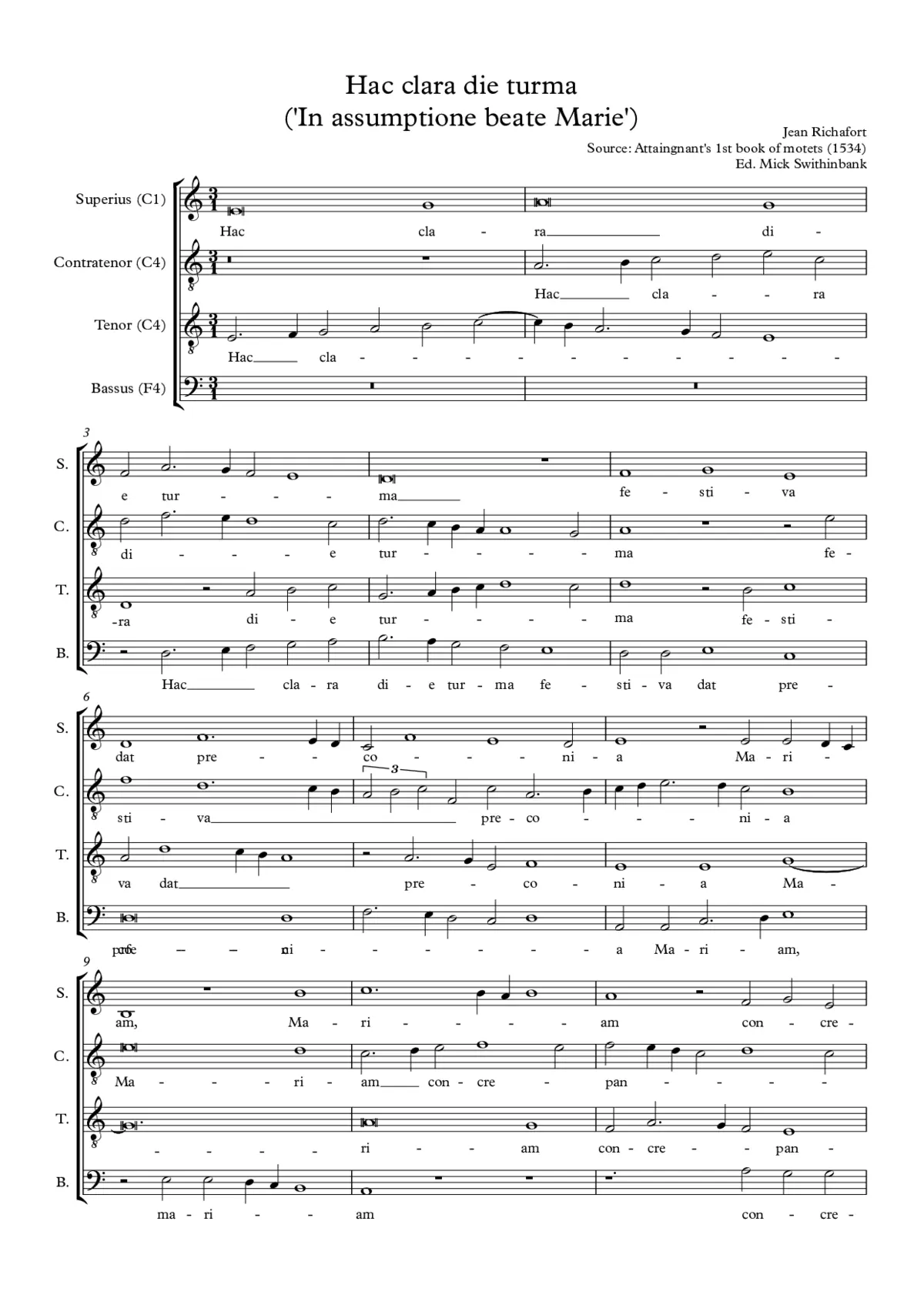 Hac clara die - Page 1