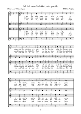 Ich hab mein Sach Gott heim gestellt