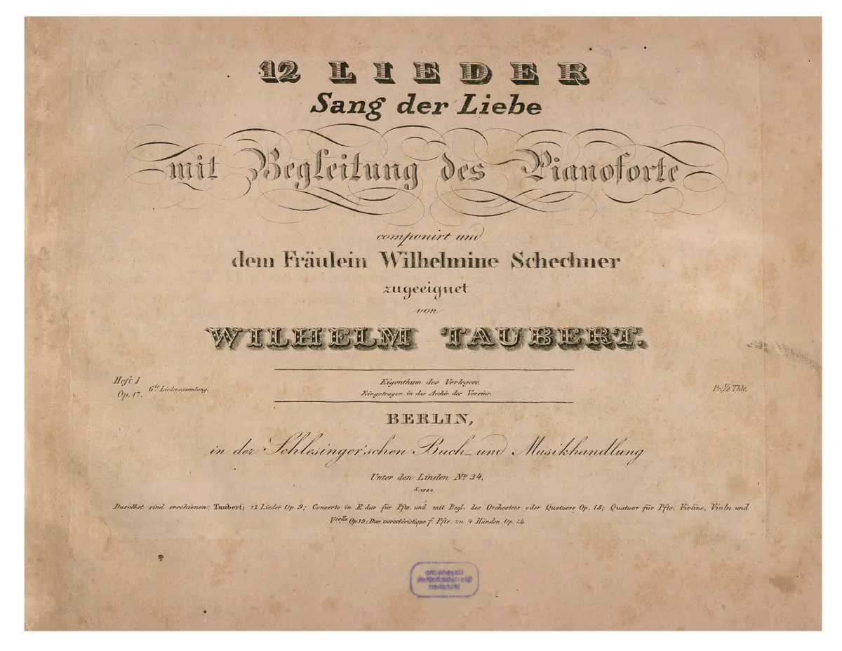 12 Lieder - Page 1