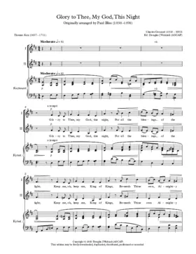 Glory to Thee, my God, this night