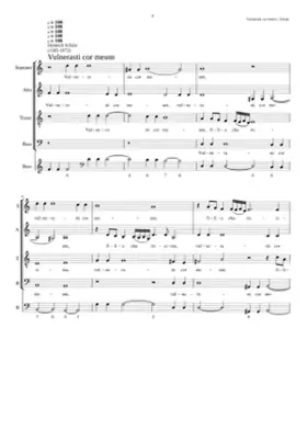 Vulnerasti cor meum SWV 64