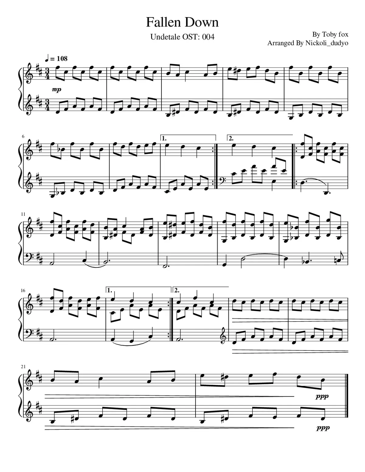 Fallen Down - Page 1