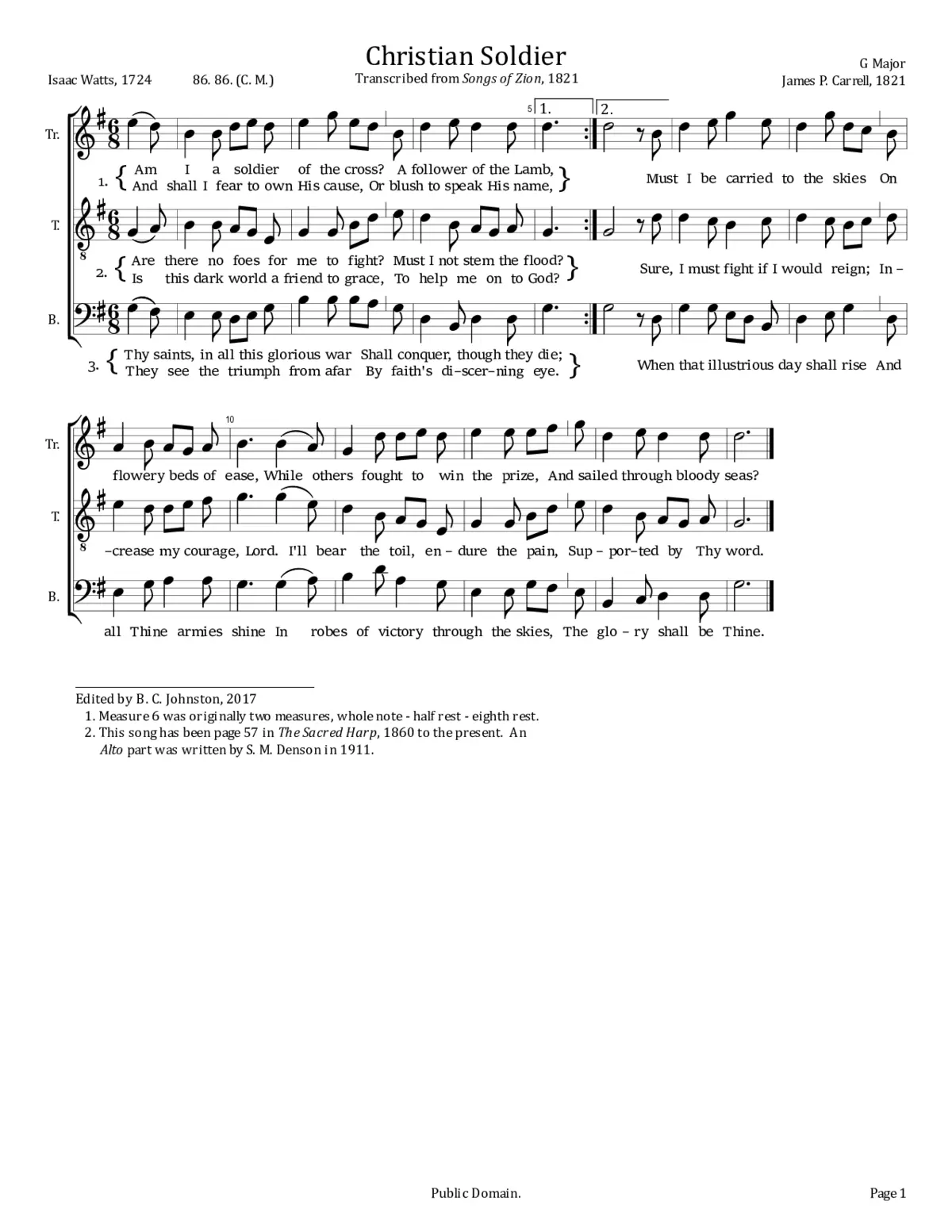 Christian Soldier - Page 1
