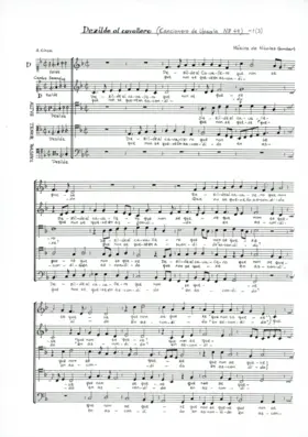 Dezilde al cavallero que non se quexe