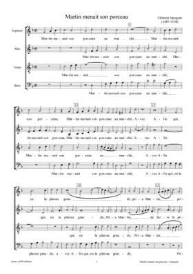 Martin menait son porceau au marché