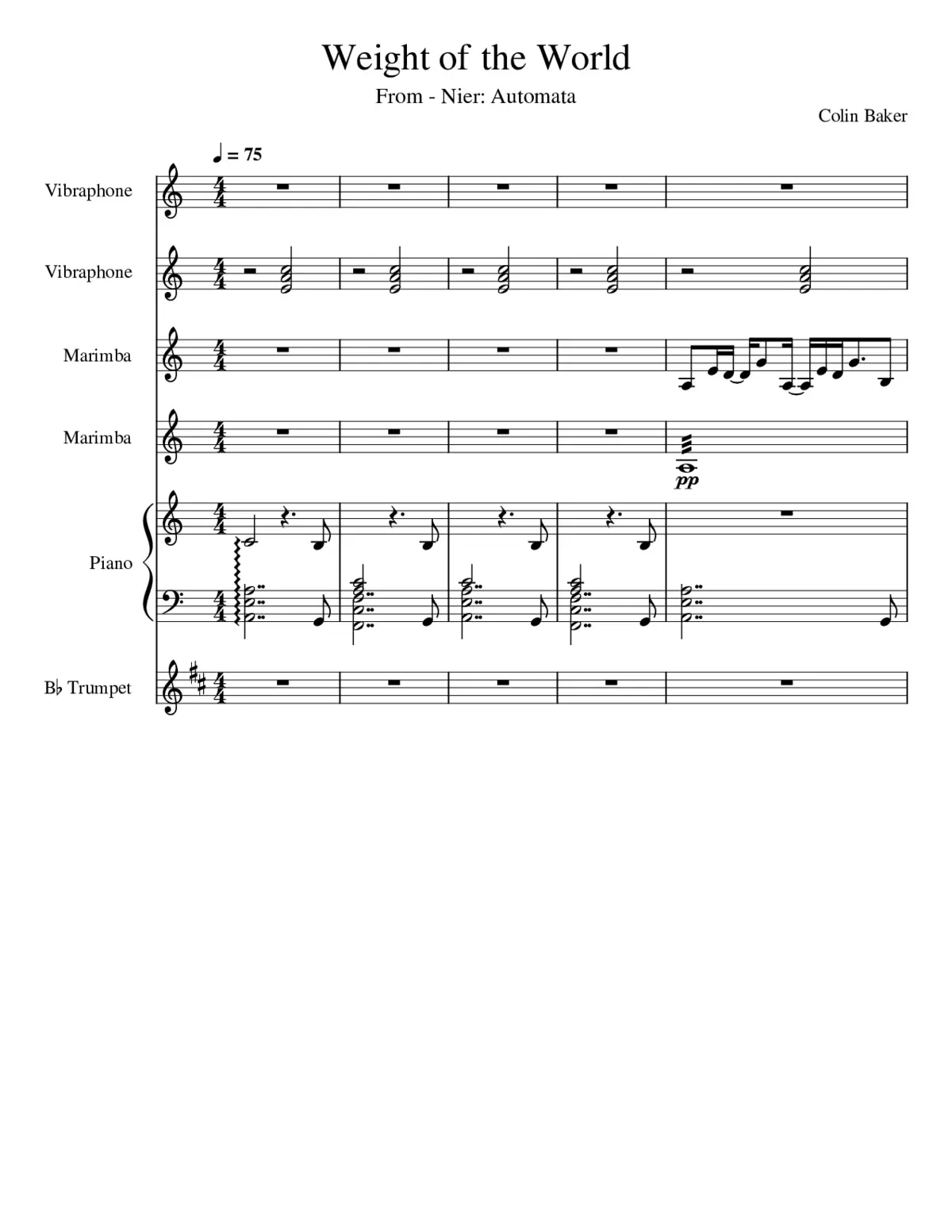 Weight of the World - Page 1