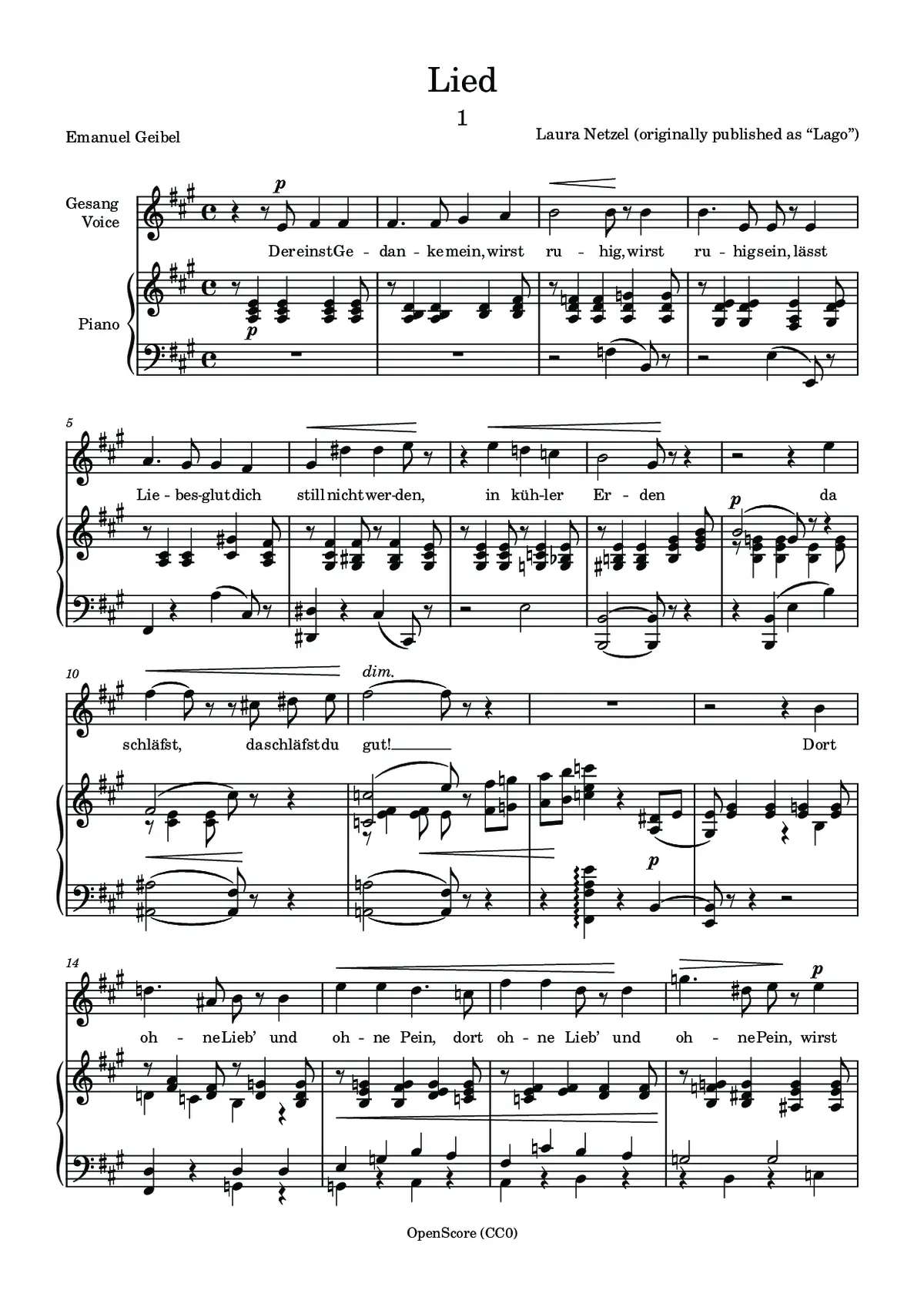 Lied - Page 1