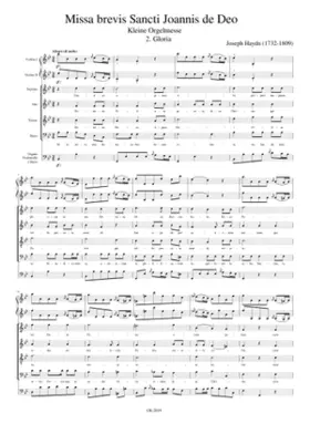 Kleine Orgelmesse or Missa brevis Sancti Joannis de Deo Mass No. 7 in Bb Major
