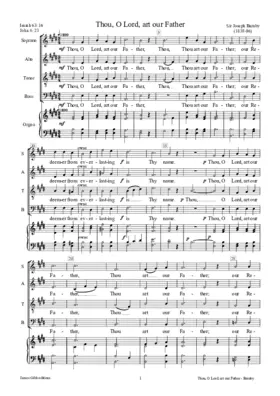 Thou, Lord, art our Father