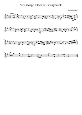 SIR GEORGE CLERK OF PENNYCUICK