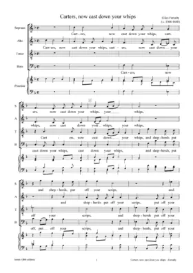 Carters, now cast down your whips