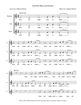 God will make and remake