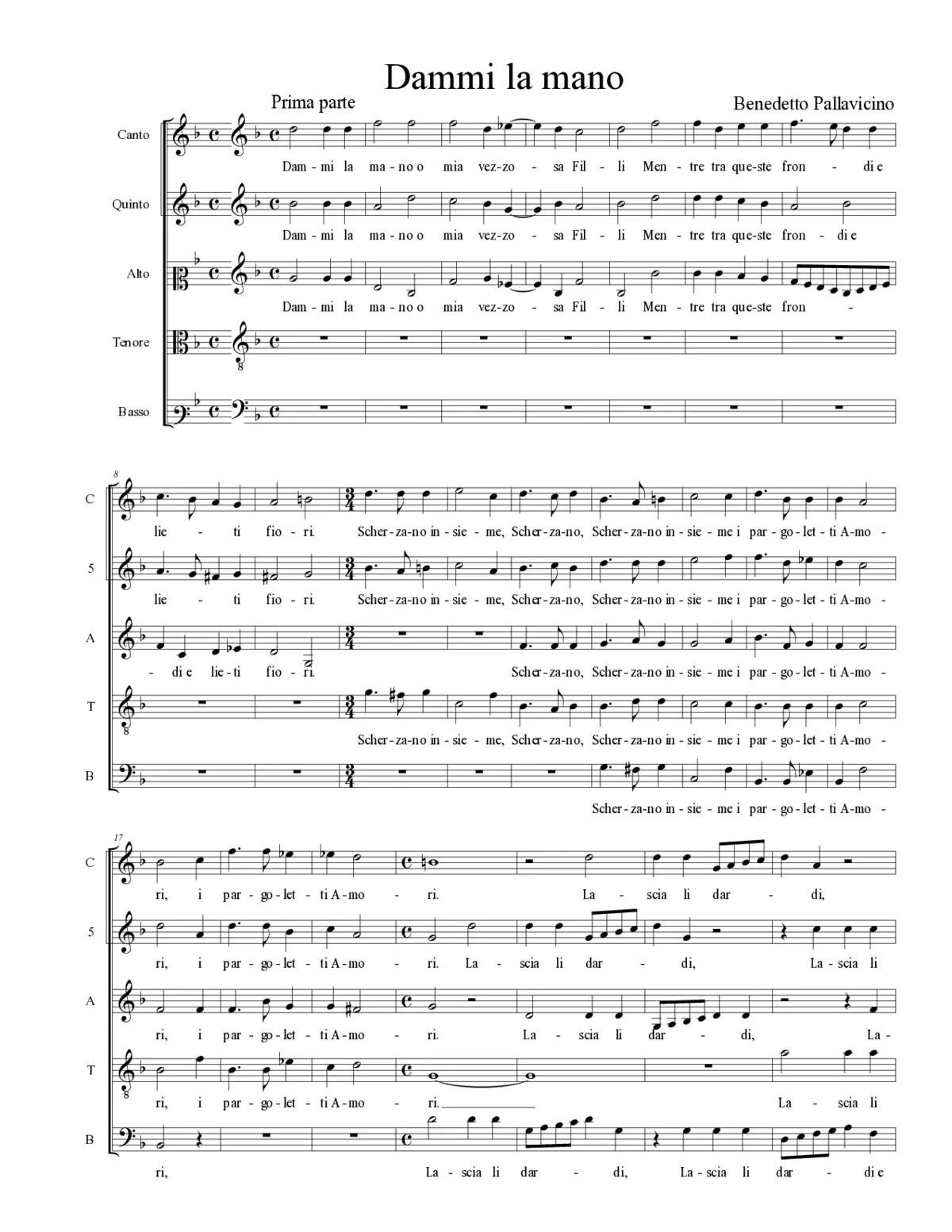 Dammi la mano - Page 1