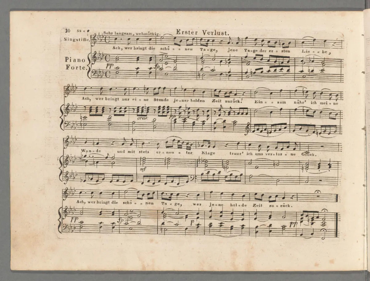 Erster Verlust, D.226 - Page 1