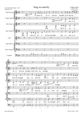 Sing we merrily