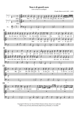 Non è di gentil core