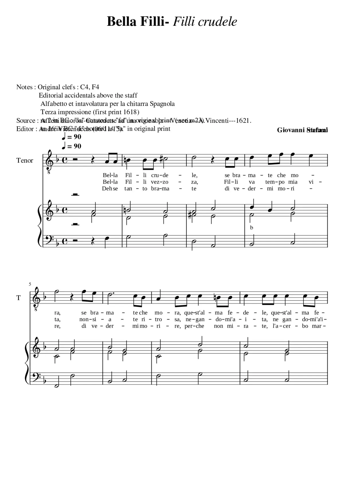 Bella Filli - Filli crudele - Page 1