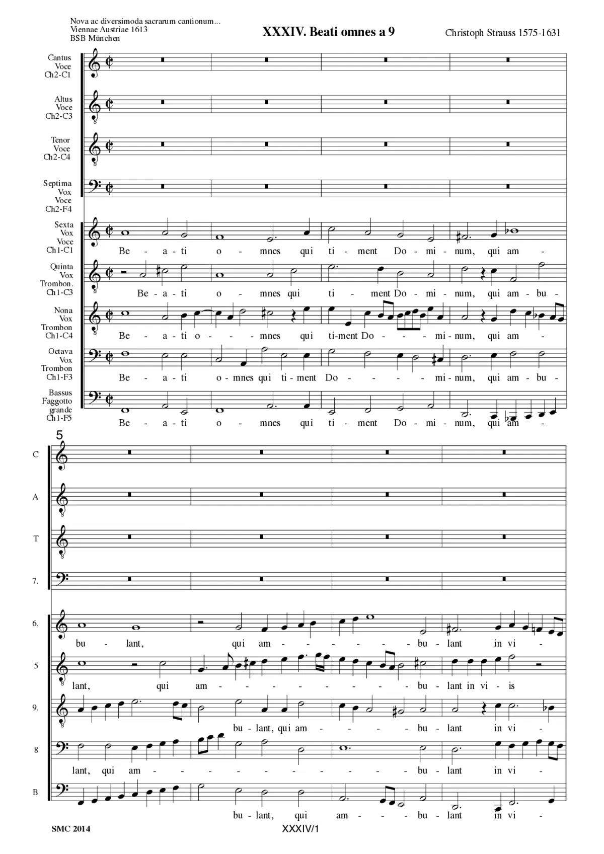 Beati omnes a 9 - Page 1