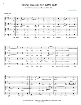 The kings they came from out the south