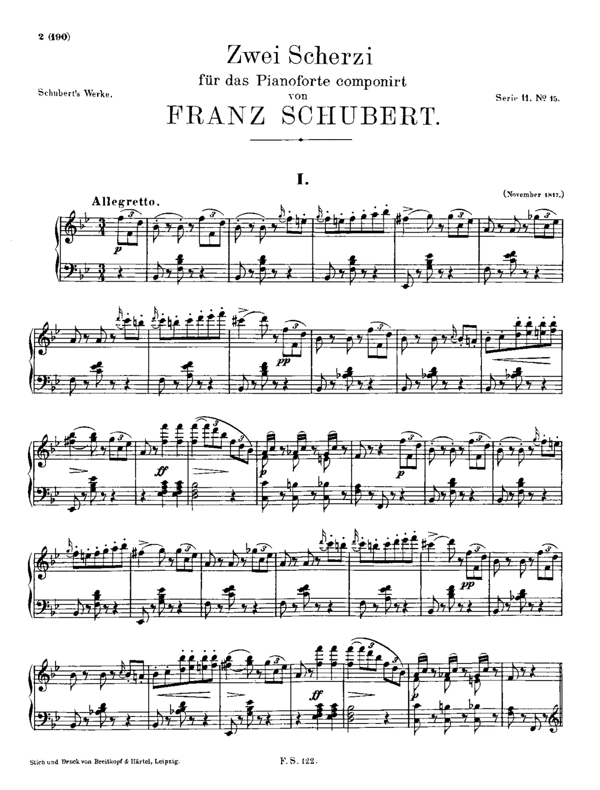 2 Scherzos - Page 1