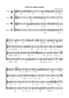 Pulvis et umbra sumus