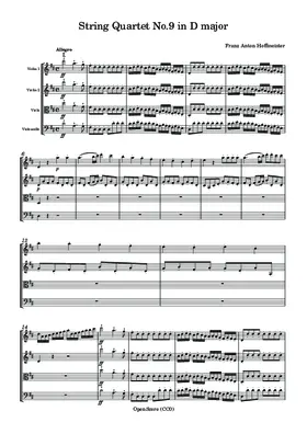 String Quartet No.9 in D major