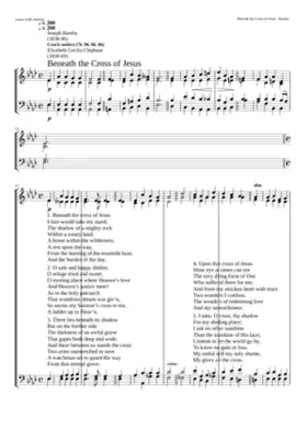 Beneath the cross of jesus