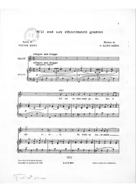 S'il est un charmant gazon