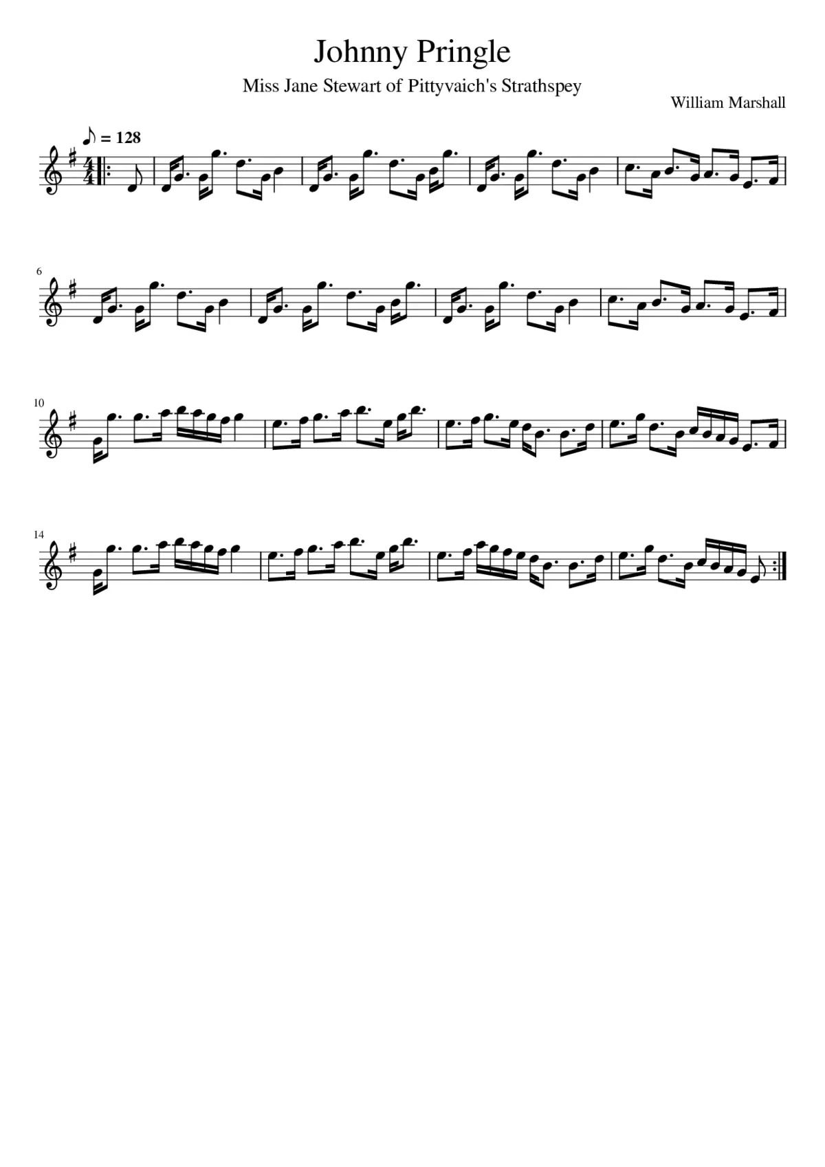 Johnny Pringle - Page 1