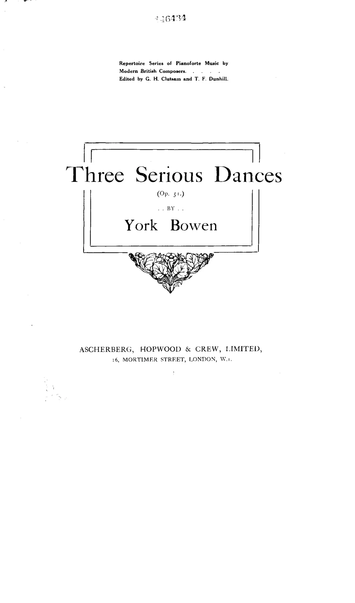 3 Serious Dances - Page 1