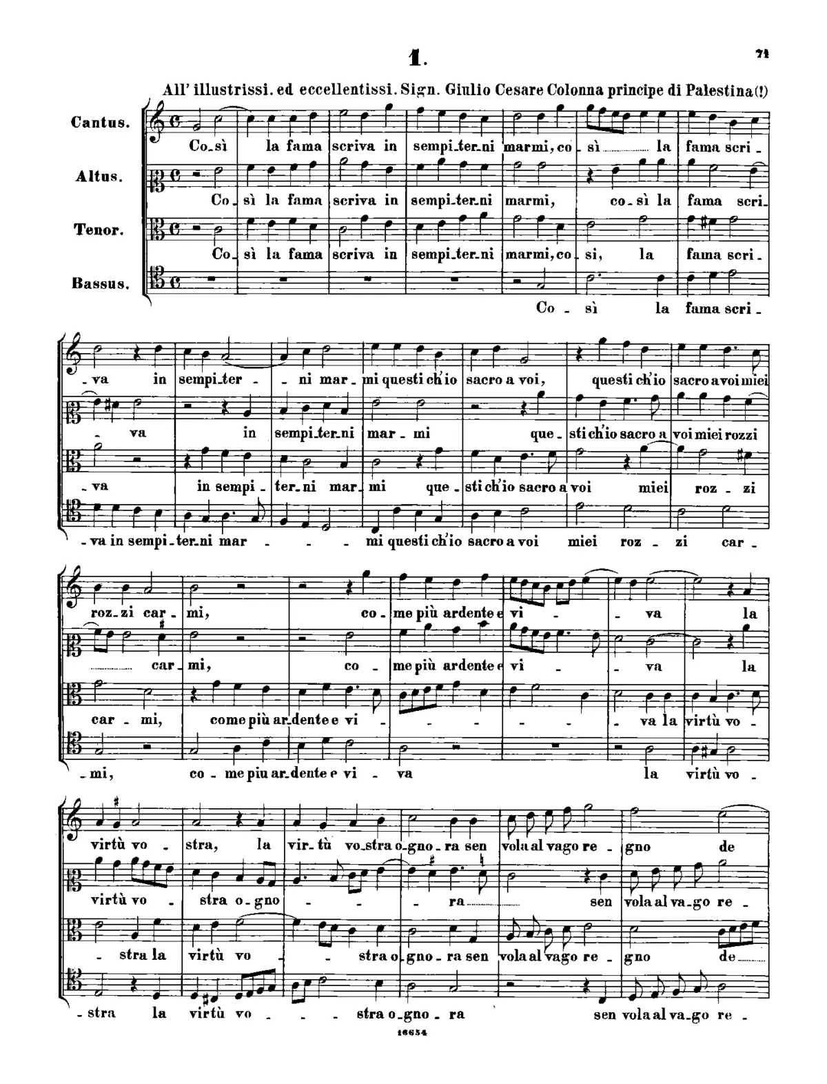 Così la fama scriva - Page 1