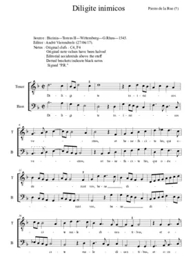 Diligite inimicos vestros