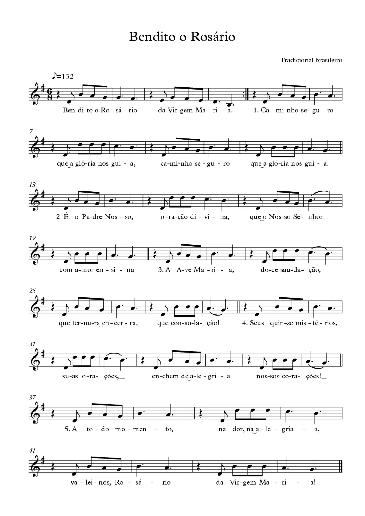 Bendito o Rosário - Page 1