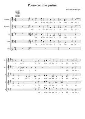 Posso cor mio partire