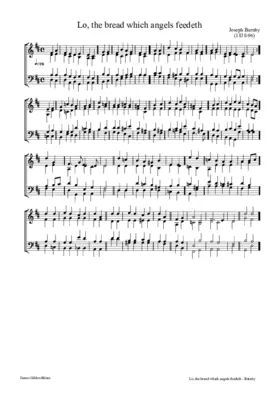 Lo, the bread which angels feedeth