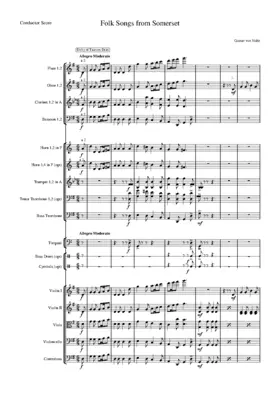 Folk Songs from Somerset