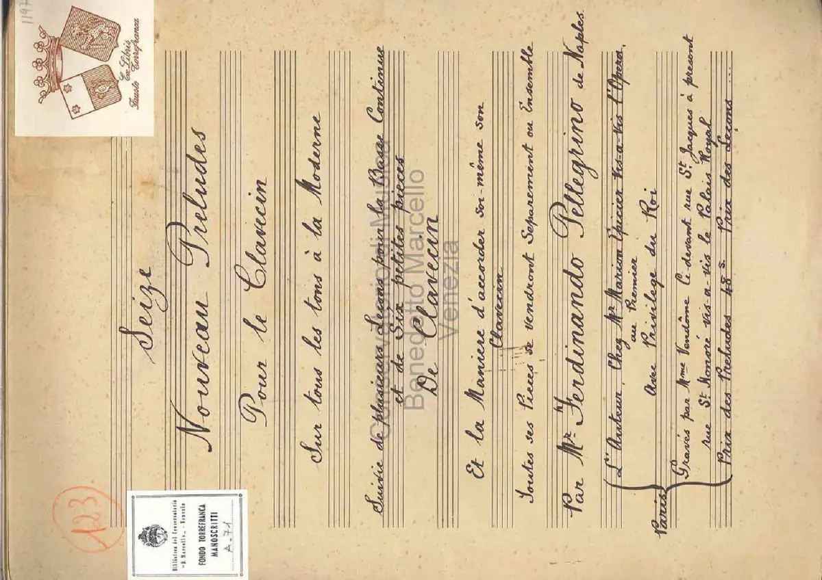 16 Harpsichord Preludes - Page 1
