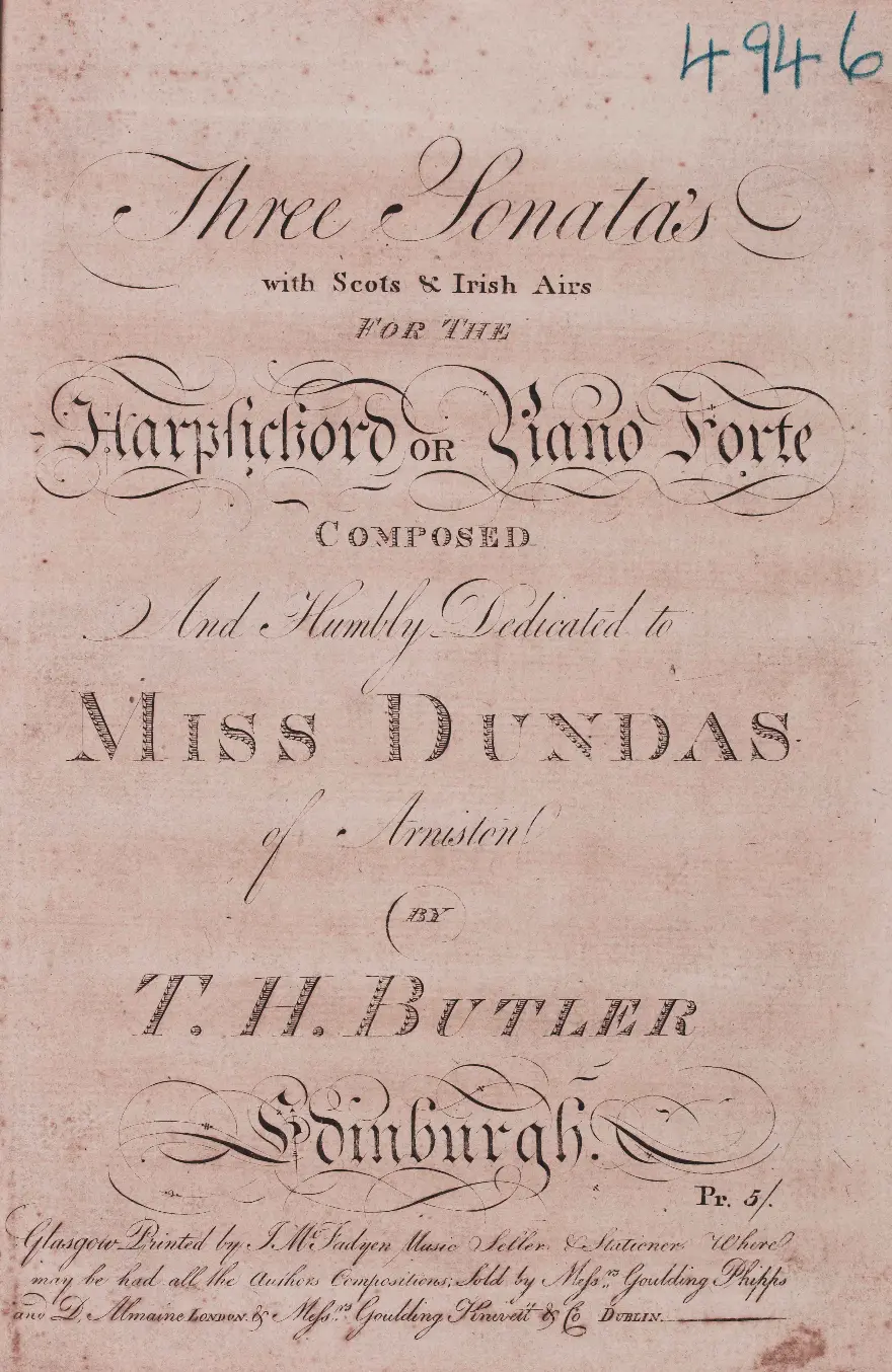 3 Sonatas with Scots and Irish Airs - Page 1