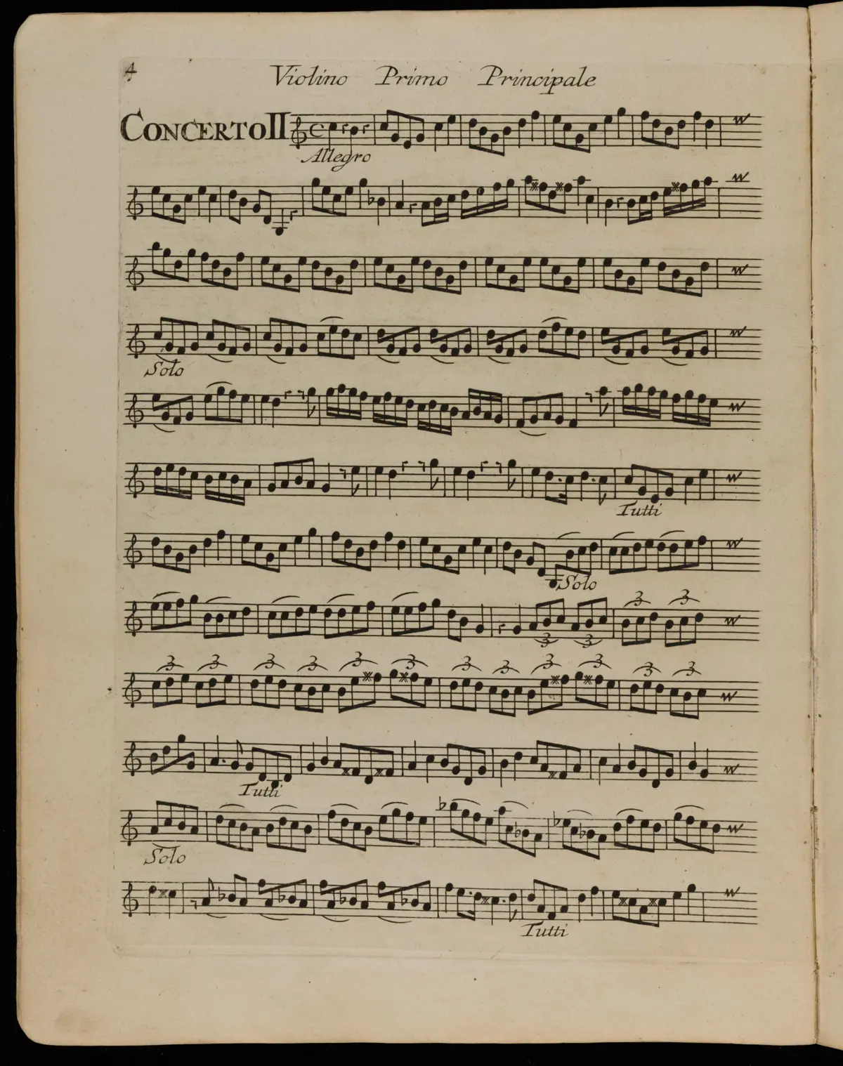 Violin Concerto in C major - Page 1