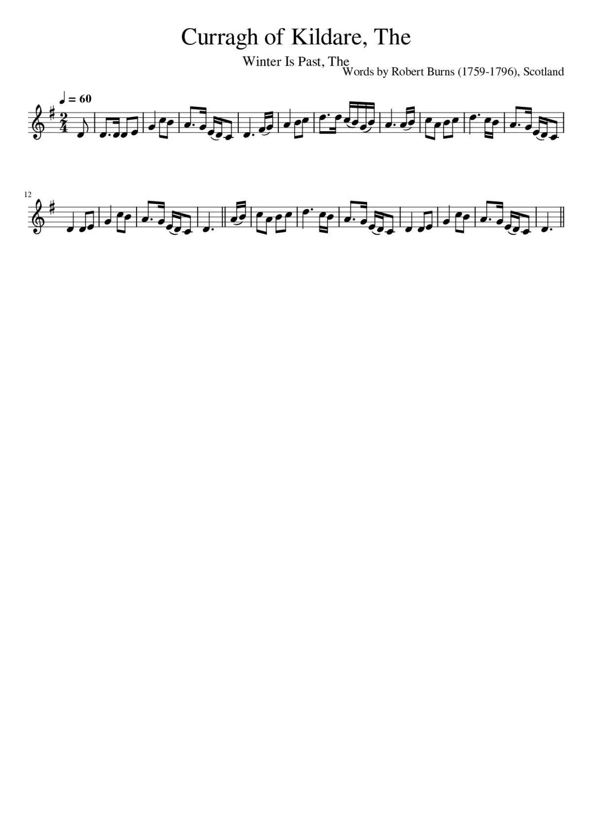 The Curragh of Kildare - Page 1