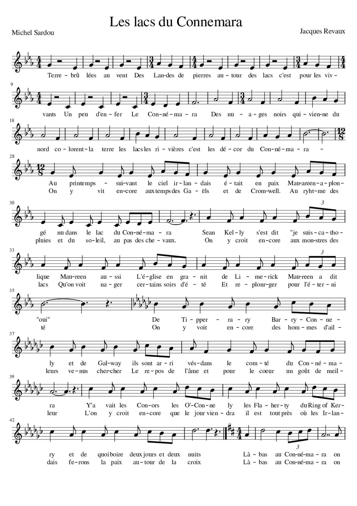 les lacs du connemara - Page 1