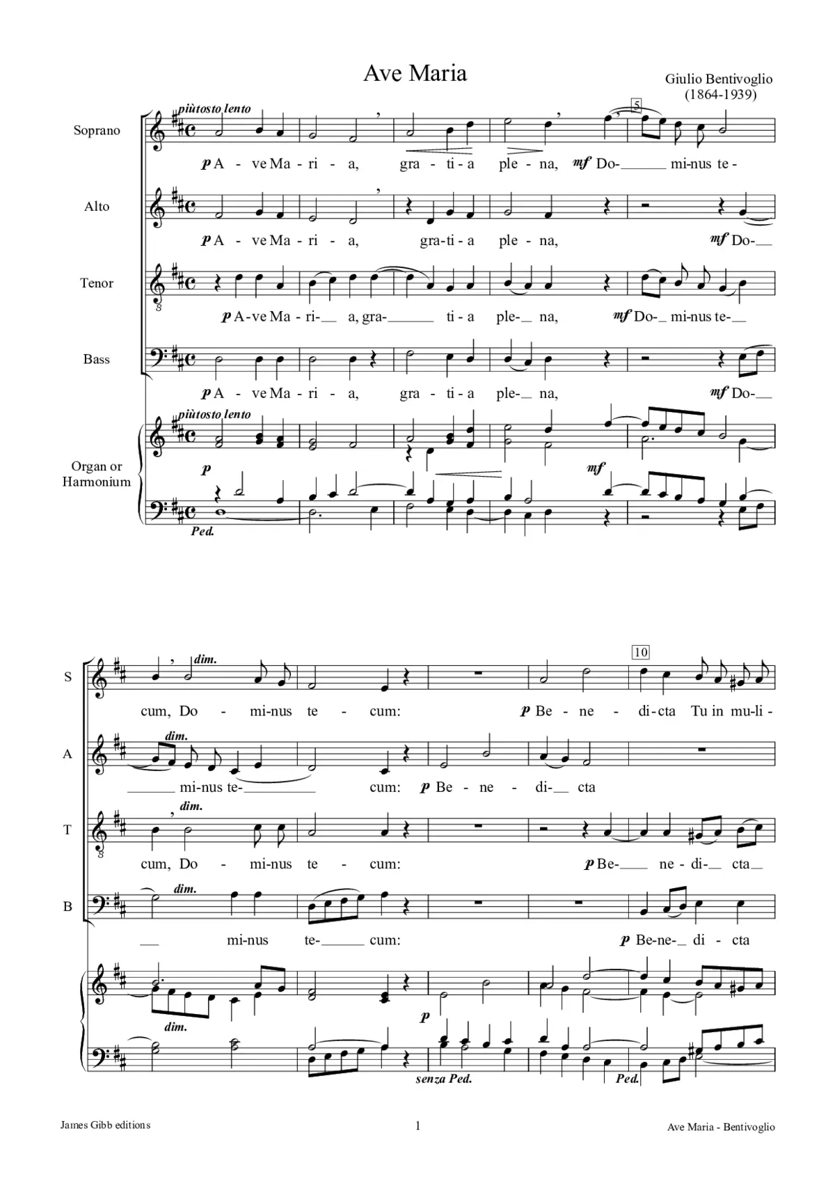 Ave Maria - Page 1