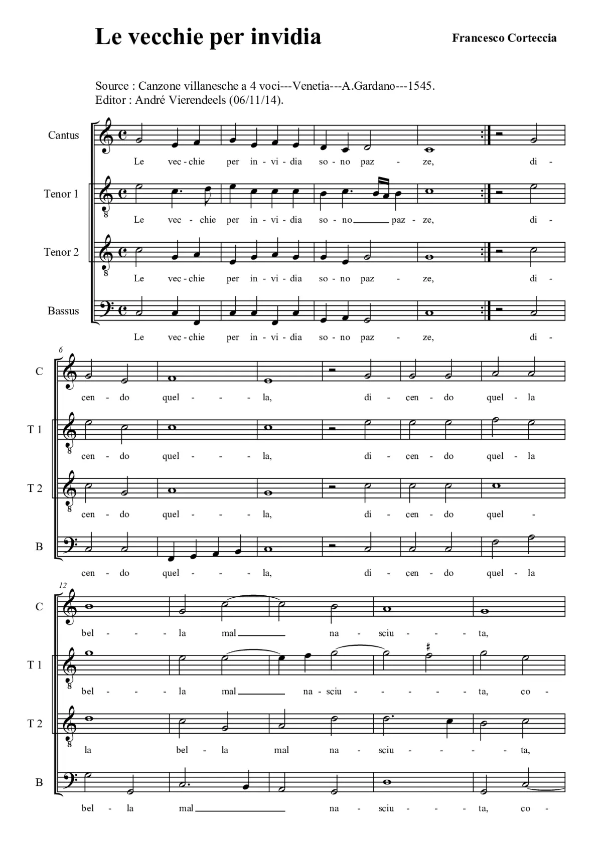 Le vecchie per invidia sono pazze - Page 1