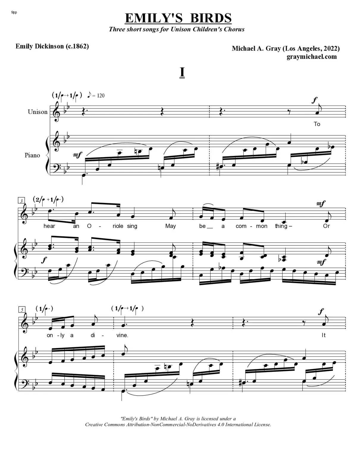Emily's Birds - Page 1