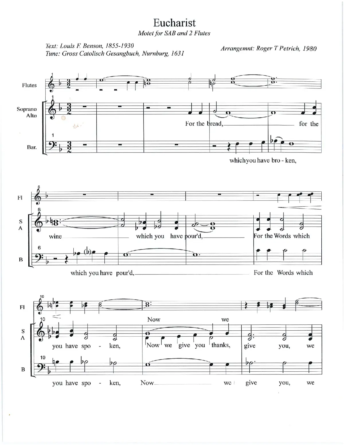 Eucharist - Page 1