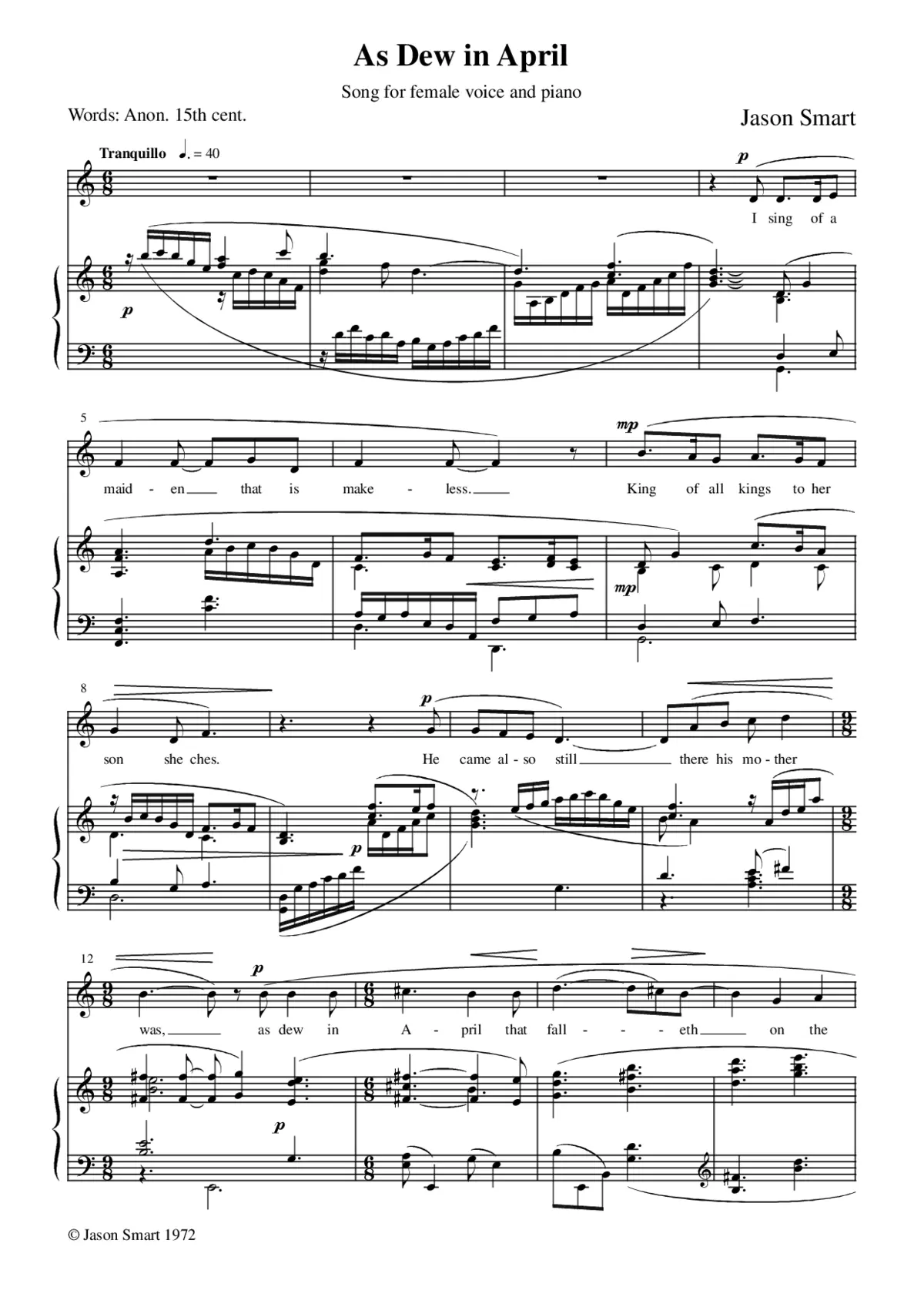 As dew in April - Page 1