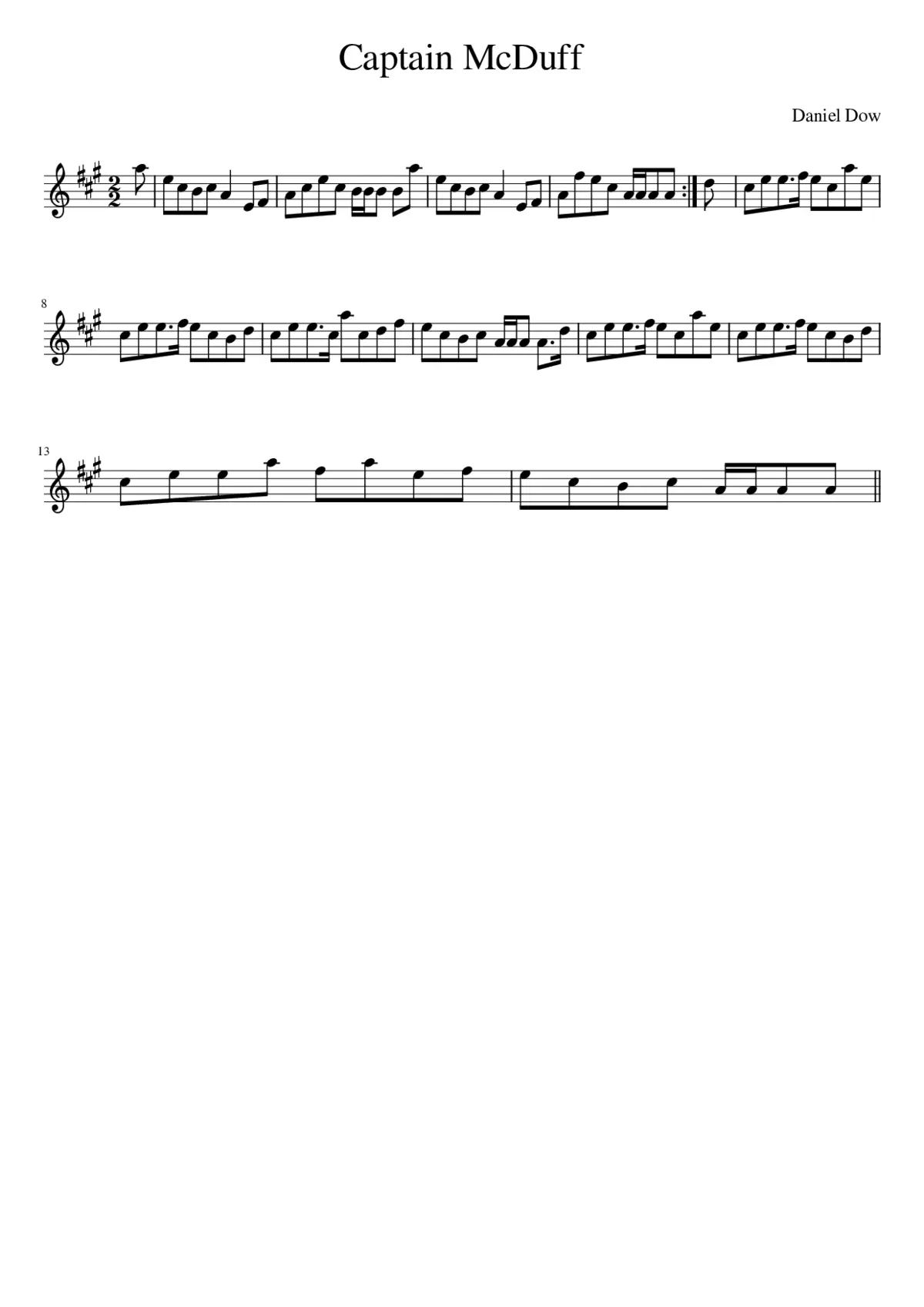 Captain McDuff - Page 1