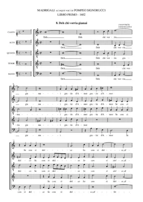 Deh chi vorria giammai